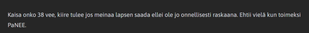 Kaisa Mäkäräinen Keskustelu foorumilla