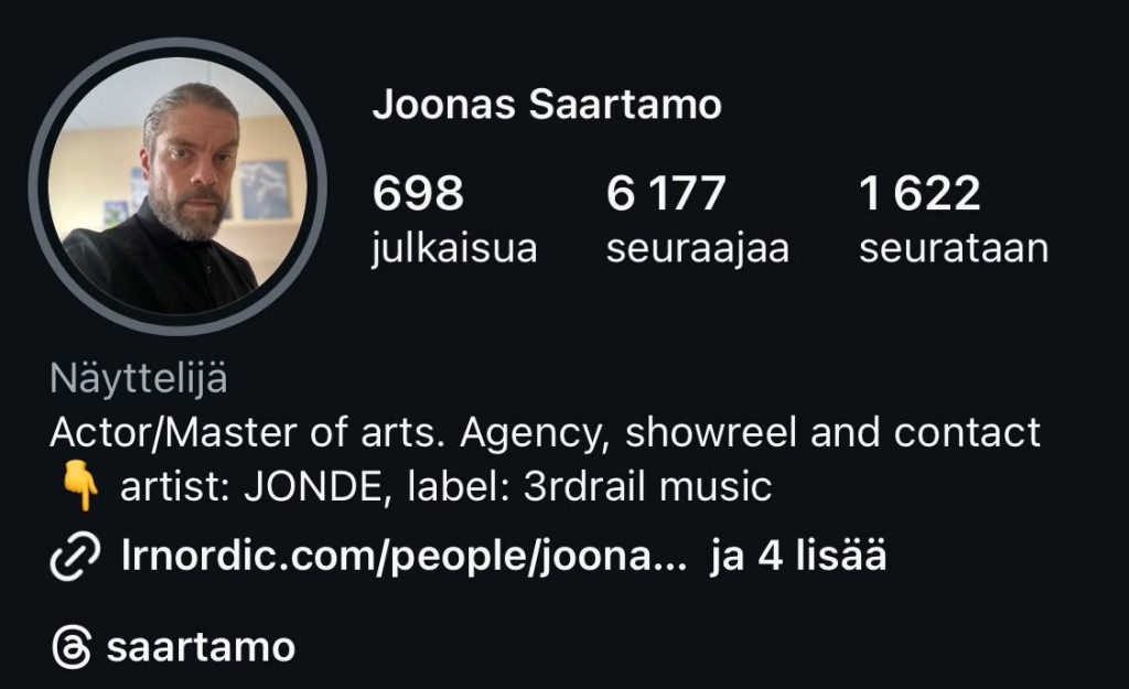 joonas saartamo  instagram